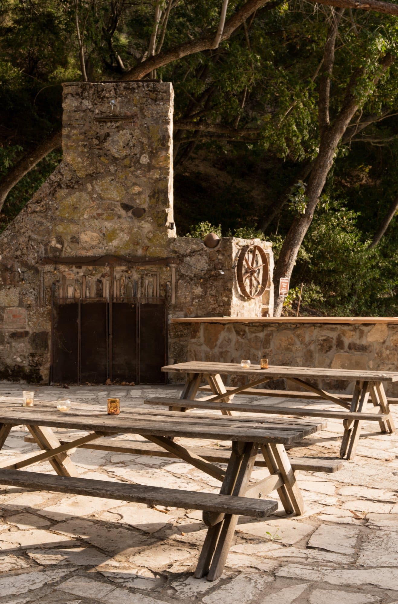 The Alamo — the 1939 stone kitchen and bar