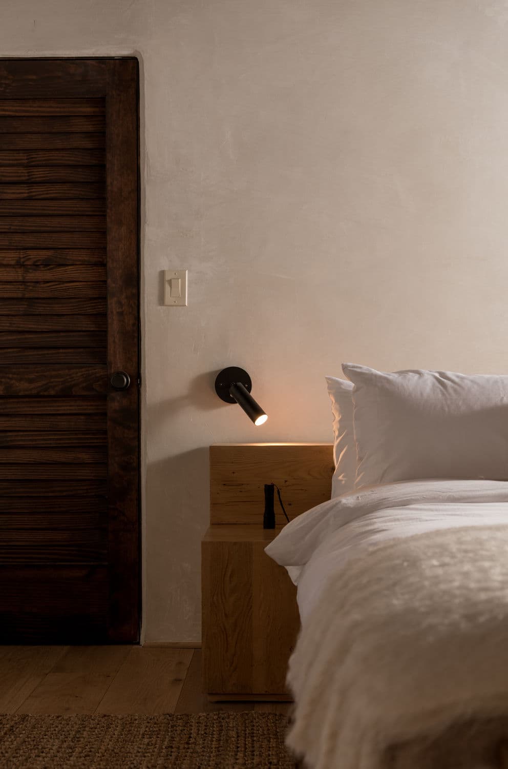 Inside a renovated cabin